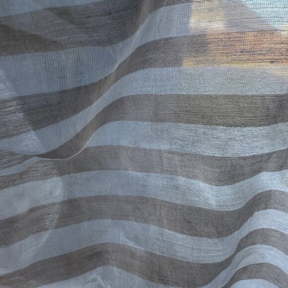 Trovata Bird of Paradise Sleeveless Sheer Striped Blouse Women's Size S - Picture 5 of 9